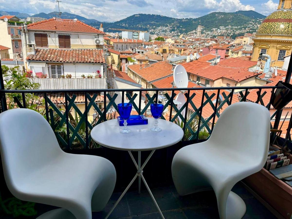 Cosy Penthouse Old Town Sea View Little Terraces Air Conditionned Nice Exterior foto