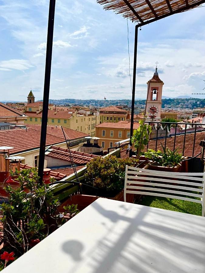 Cosy Penthouse Old Town Sea View Little Terraces Air Conditionned Nice Exterior foto